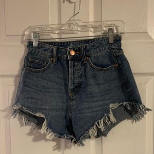High waisted shorts